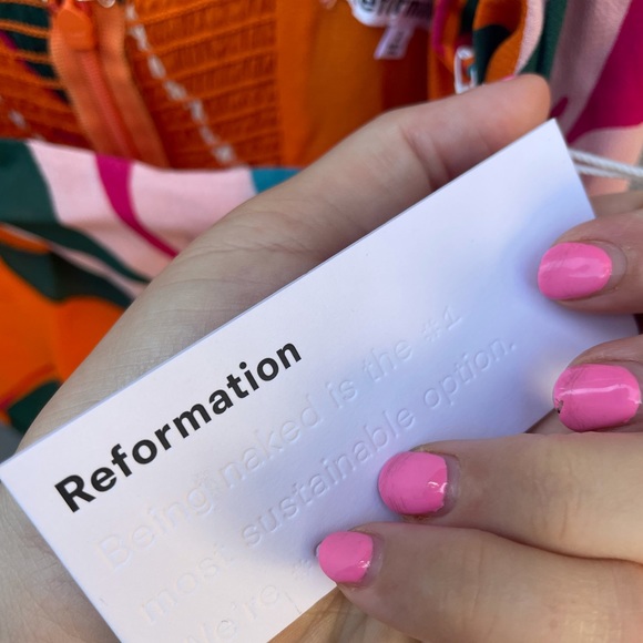 Reformation Besse Dress in Electra - Picture 6 of 9